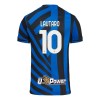 Maillot de Supporter Inter Milan Lautaro Martinez 10 Domicile 2024-25 Pour Enfant